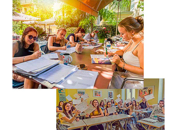 école de langues à Nice